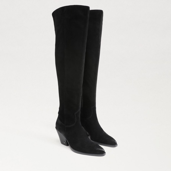 Sam Edelman Julee black Suede boots - Picture 1 of 8